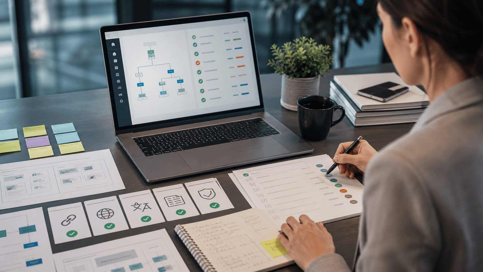 FR EN DE NL editorial calendar: controlled production