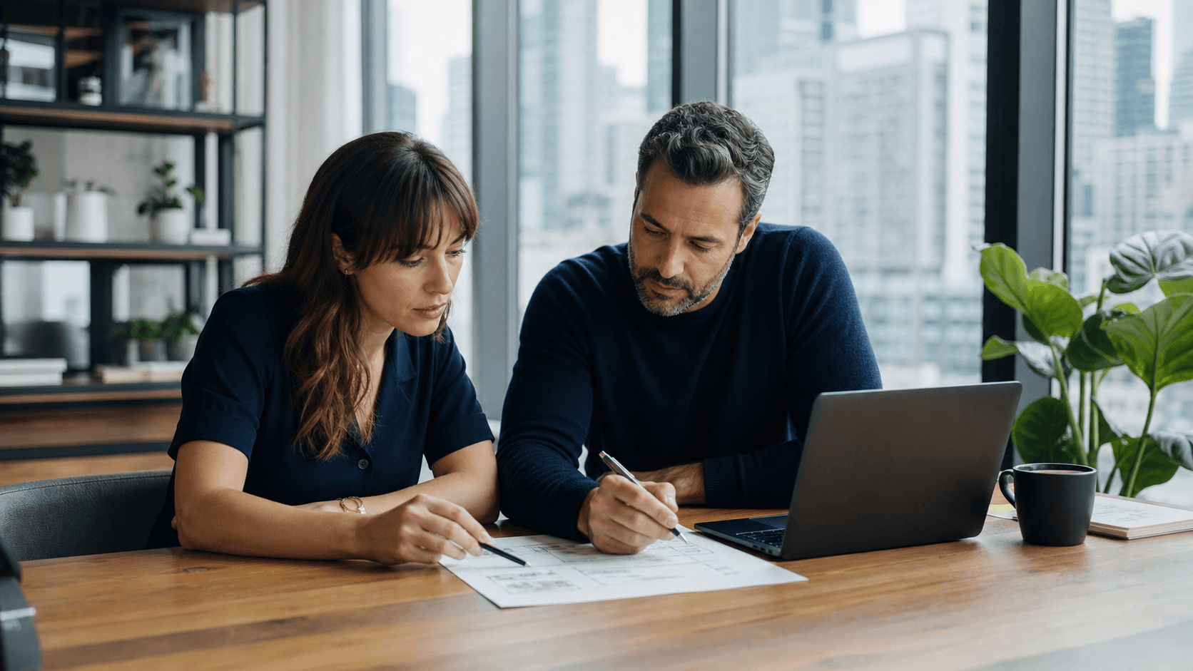 Canadian SEO team reviewing French and English content plans