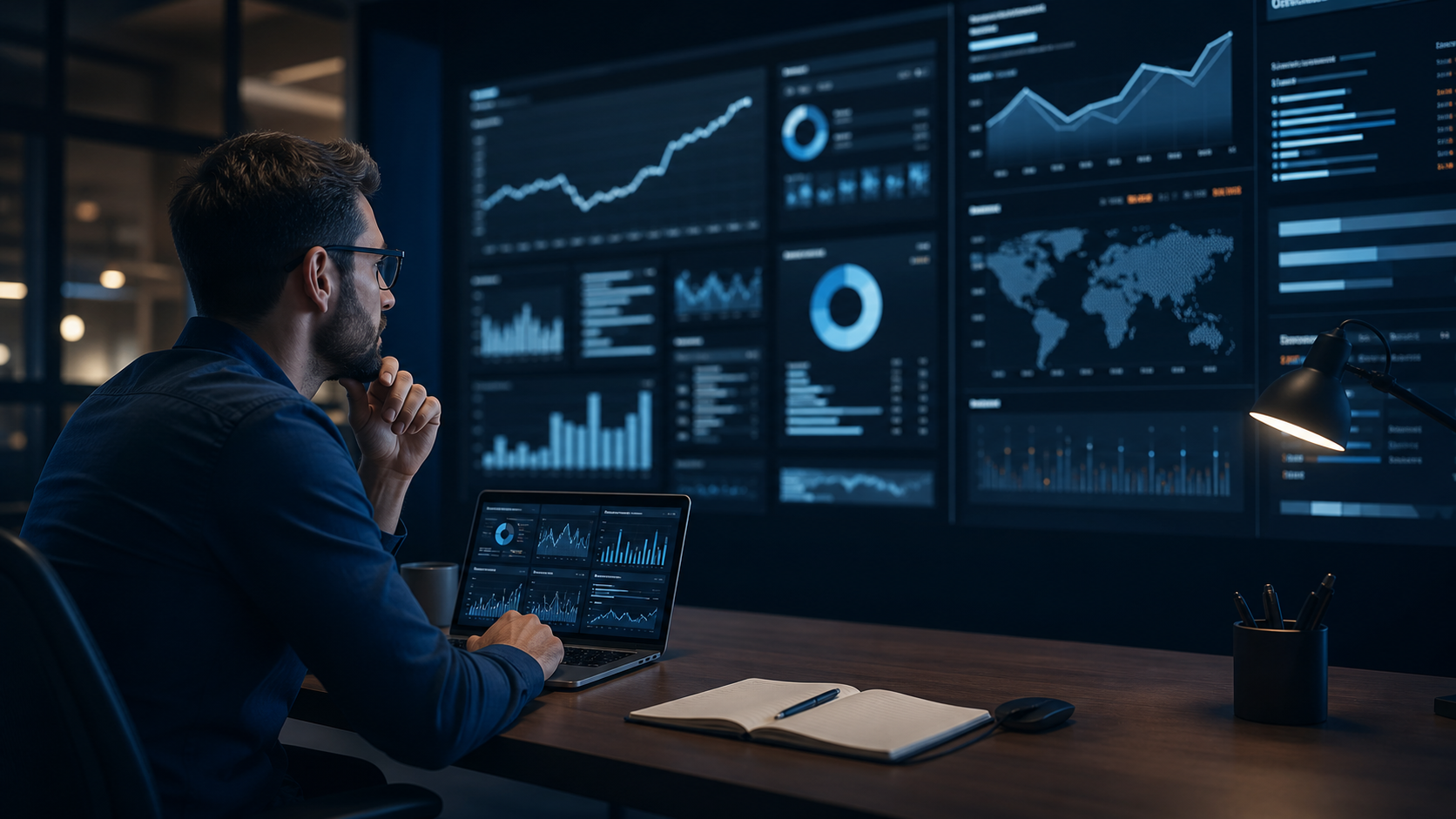 Analyste SEO devant un tableau de priorités Search Console